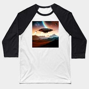 Alien Landscape . Baseball T-Shirt